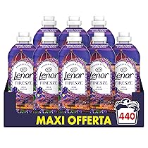 Lenor Ammorbidente Concentrato Essenze d’Italia, 440 Lavaggi (8×55), Firenze, Note Di Iris e Glicine, Profumo autentico di lunga durata