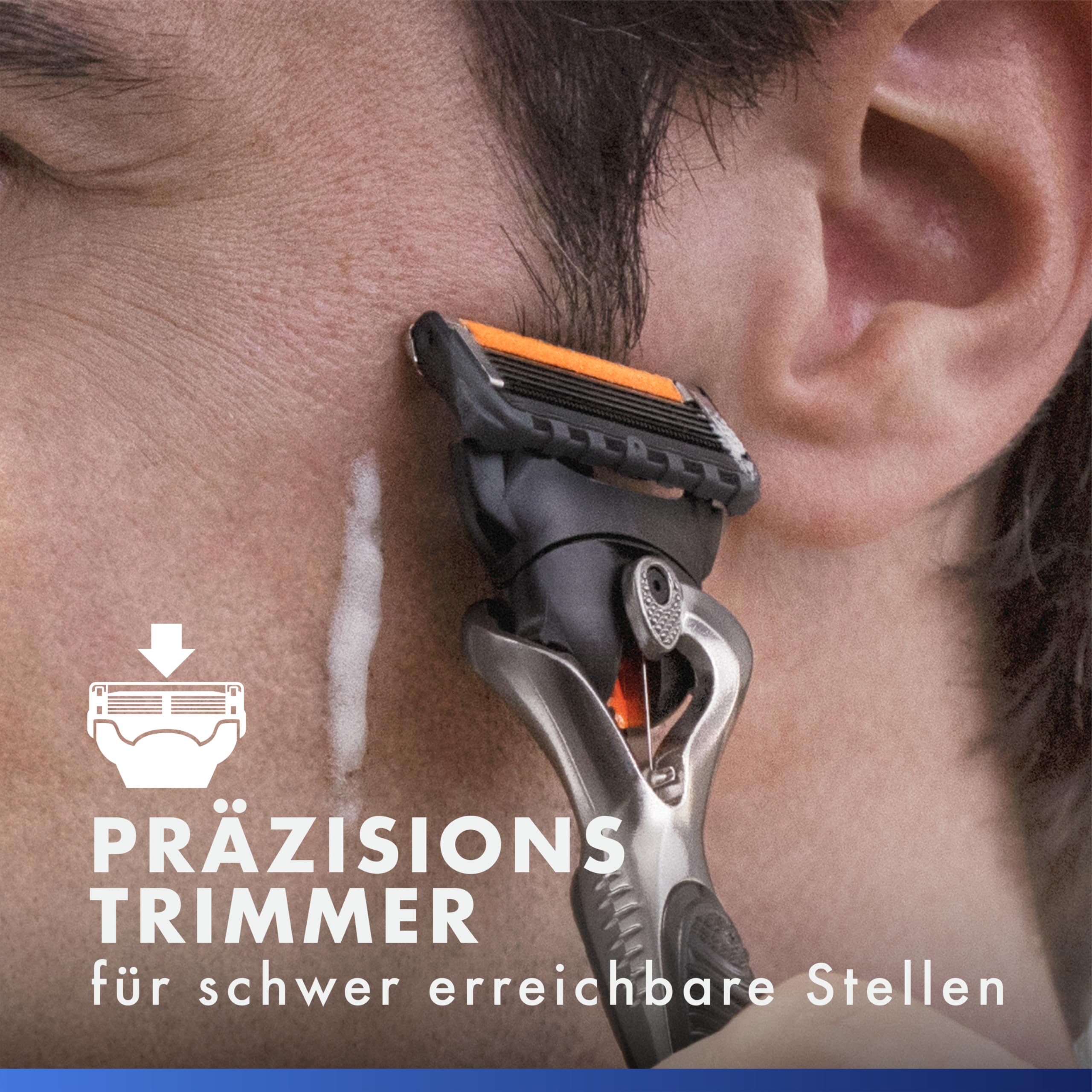 Gillette Proglide Rasierklingen Herren, 16 Original Ersatzklingen, Schwarz - Nassrasierer, 2X Gleitstreifen vor Und Nach Den Klingen für Unglaubliche Gründlichkeit Und Komfort
