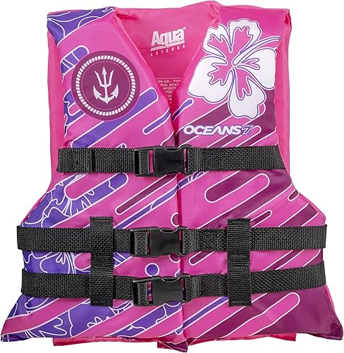 Miniatura 4 de Oceans 7 US Coast Guard Approved Life Jacket for Infant, Kids, Youth, Type II & III Vest, Personal Flotation Device