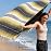 Benevolence LA Authentic Handwoven Mexican Blanket | Yoga Blankets, Outdoor, Picnic, Beach, Camping | Equestrian Saddle | Serape 50x70 inches - Sunshine, Pack of 1