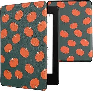 Kwmobile Flip Cover Compatibel Met Amazon Kindle Paperwhite 11 Generation 2021 Case Met Magnetische Sluiting Hoes Voor E Reader In Goud Blauw Donkerblauw Multidimensionaal Design
