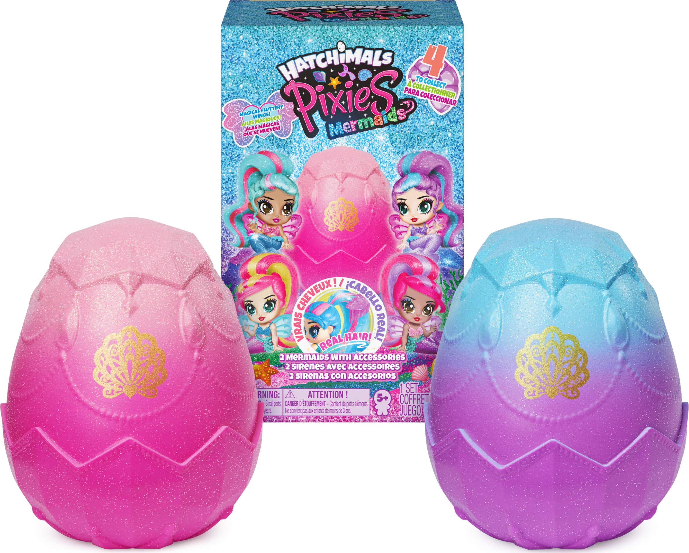Hatchimals Pixies Mermaids 2 Pack Collectible Dolls Accessories St | amzdealz
