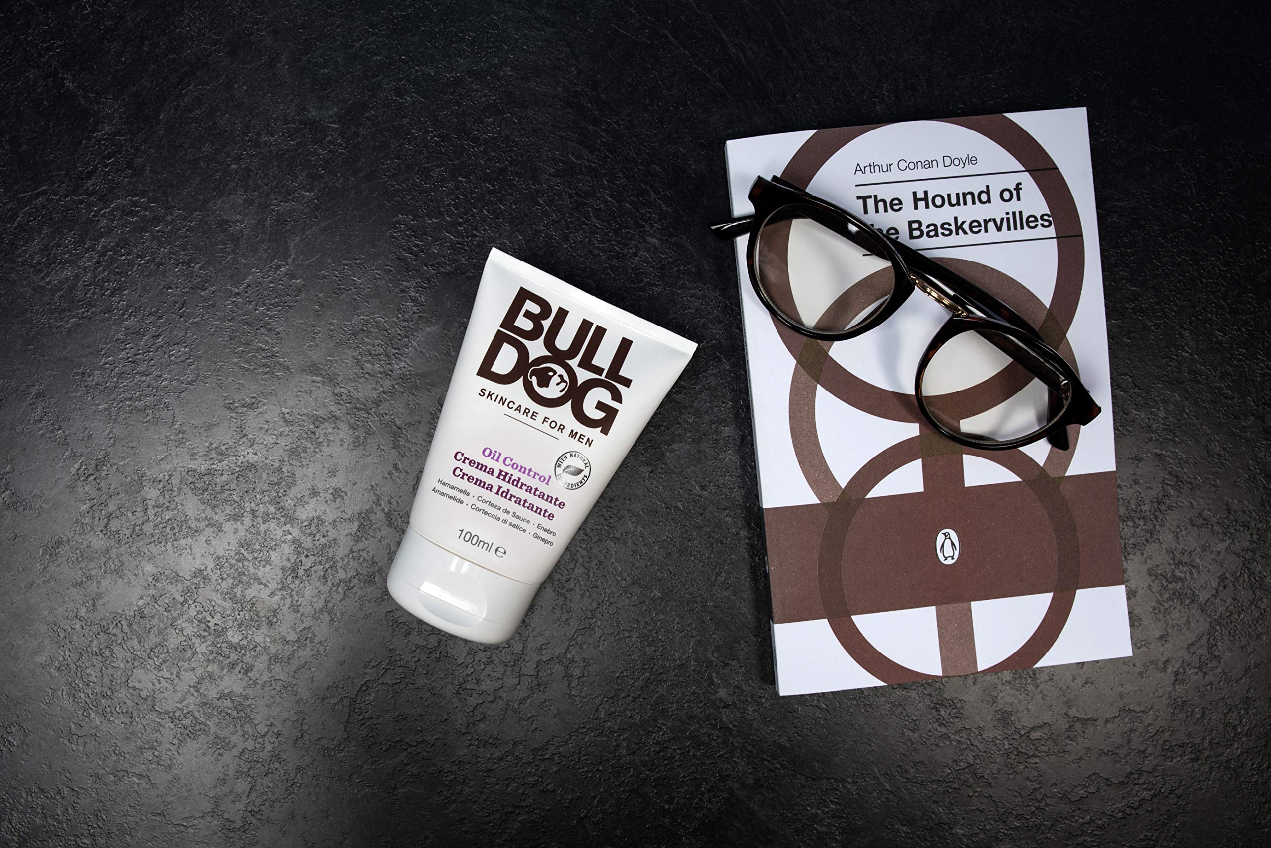 BULLDOG Confezione da 3 creme idratanti anti-grasso per uomo, 3 x 100 ml