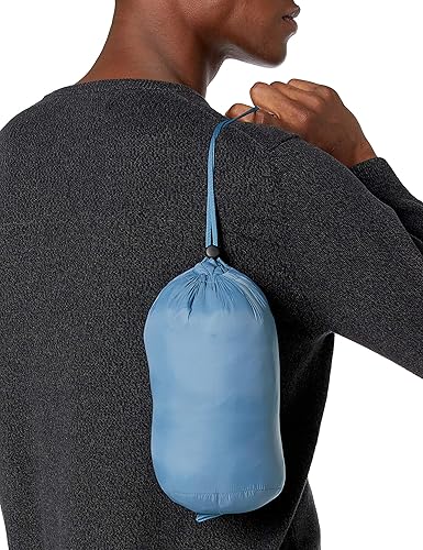 Miniatura 42 de Yaxa Essentials Mens Packable Lightweight Water-Resistant Puffer Jacket (Available in Big & Tall) Negro,Gris Oscuro,Rojo ladrillo.,Rojo