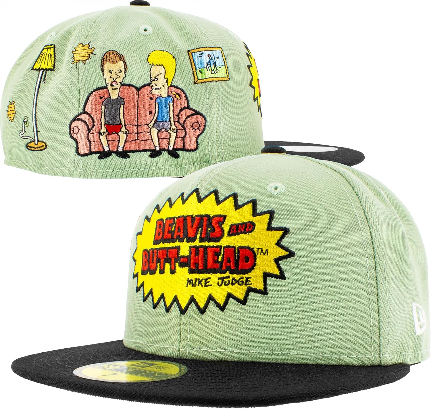 New Era Beavis and Butthead Classic Couch Scene 59Fifty Fitted Hat