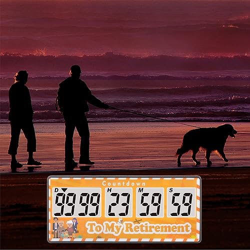 Miniatura 2 de Runleader Temporizador digital de recordatorio de eventos de cuenta regresiva de 9999 días, uso para bodas, jubilación, Navidad, vacaciones,