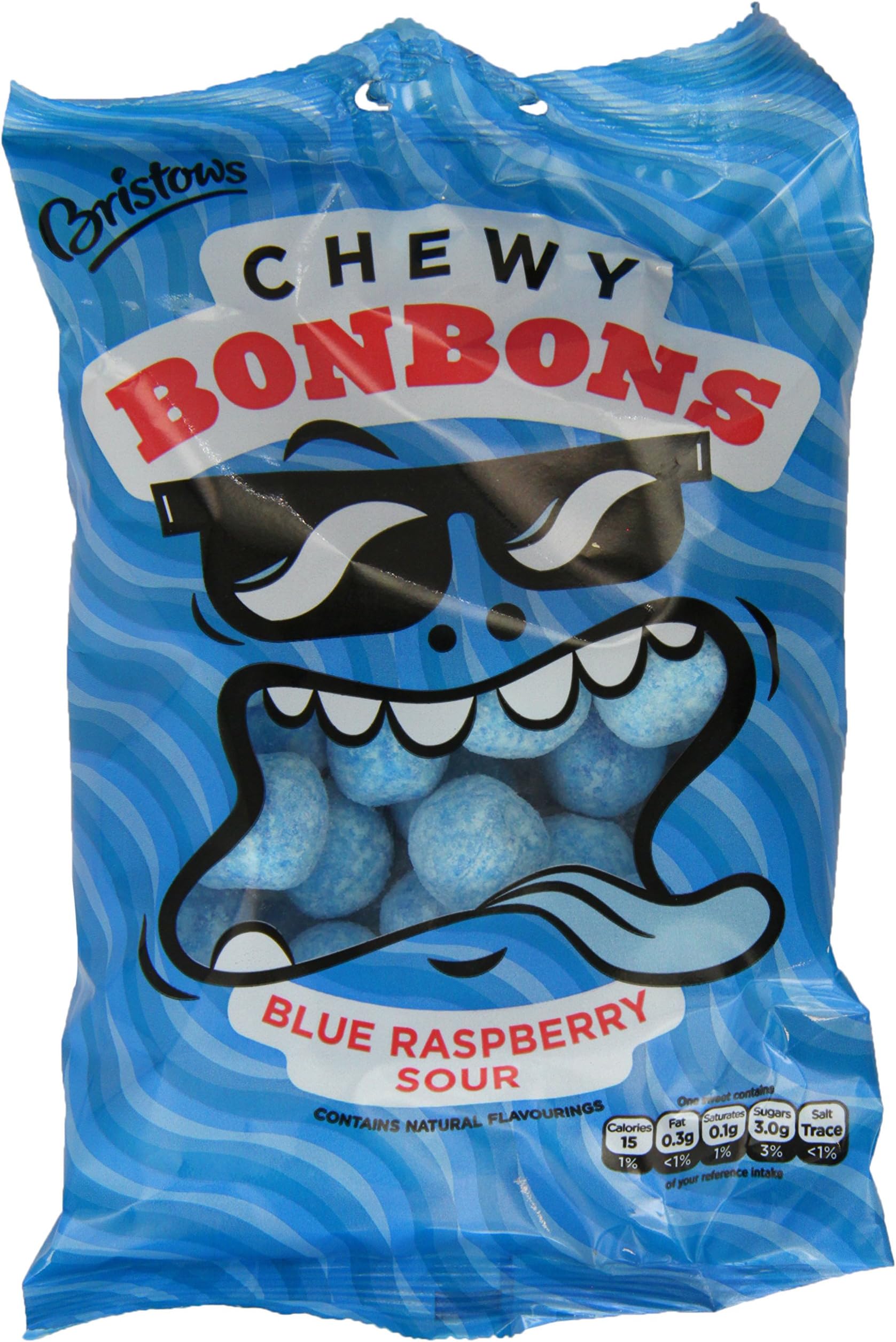 Blue Raspberry Sour Bon Bons - 150g