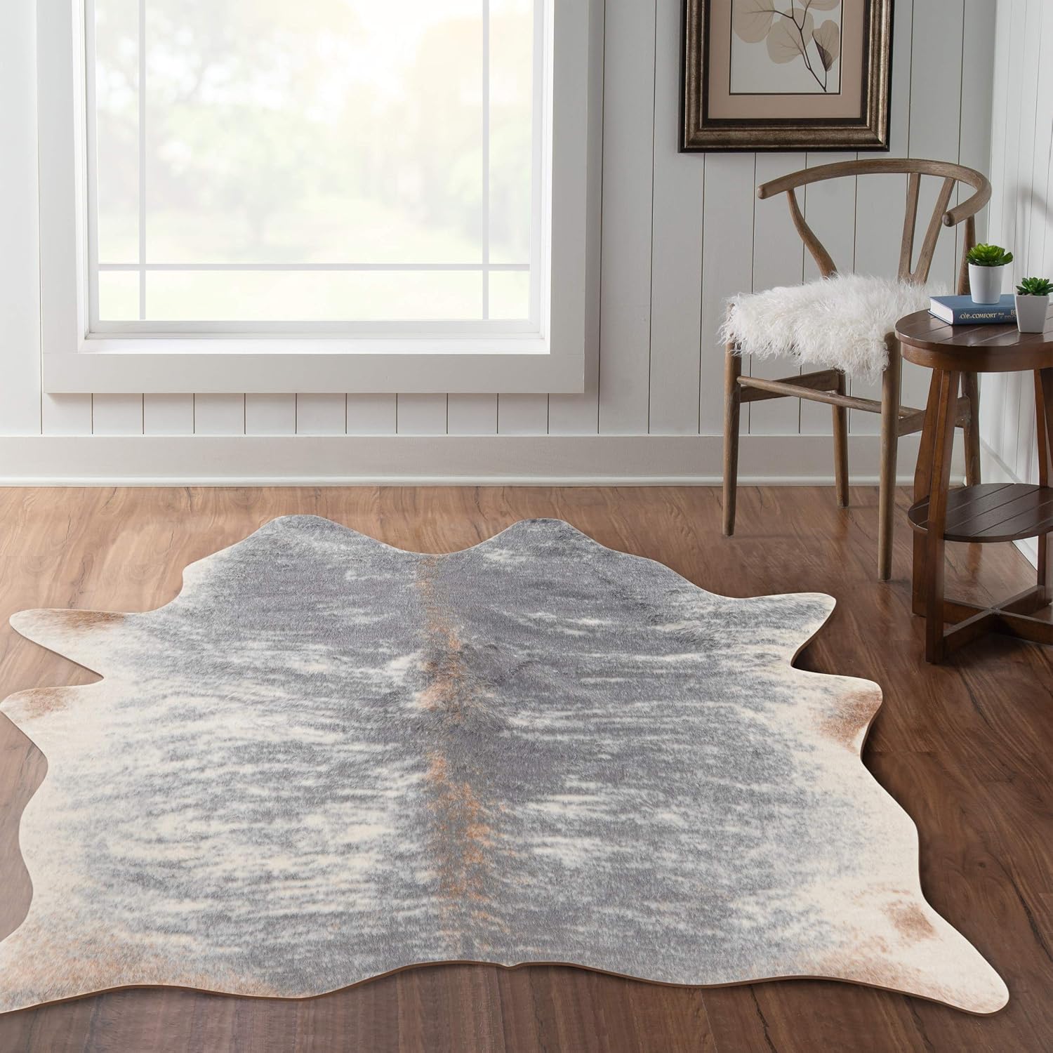 Linon Home Décor Rug, Grey