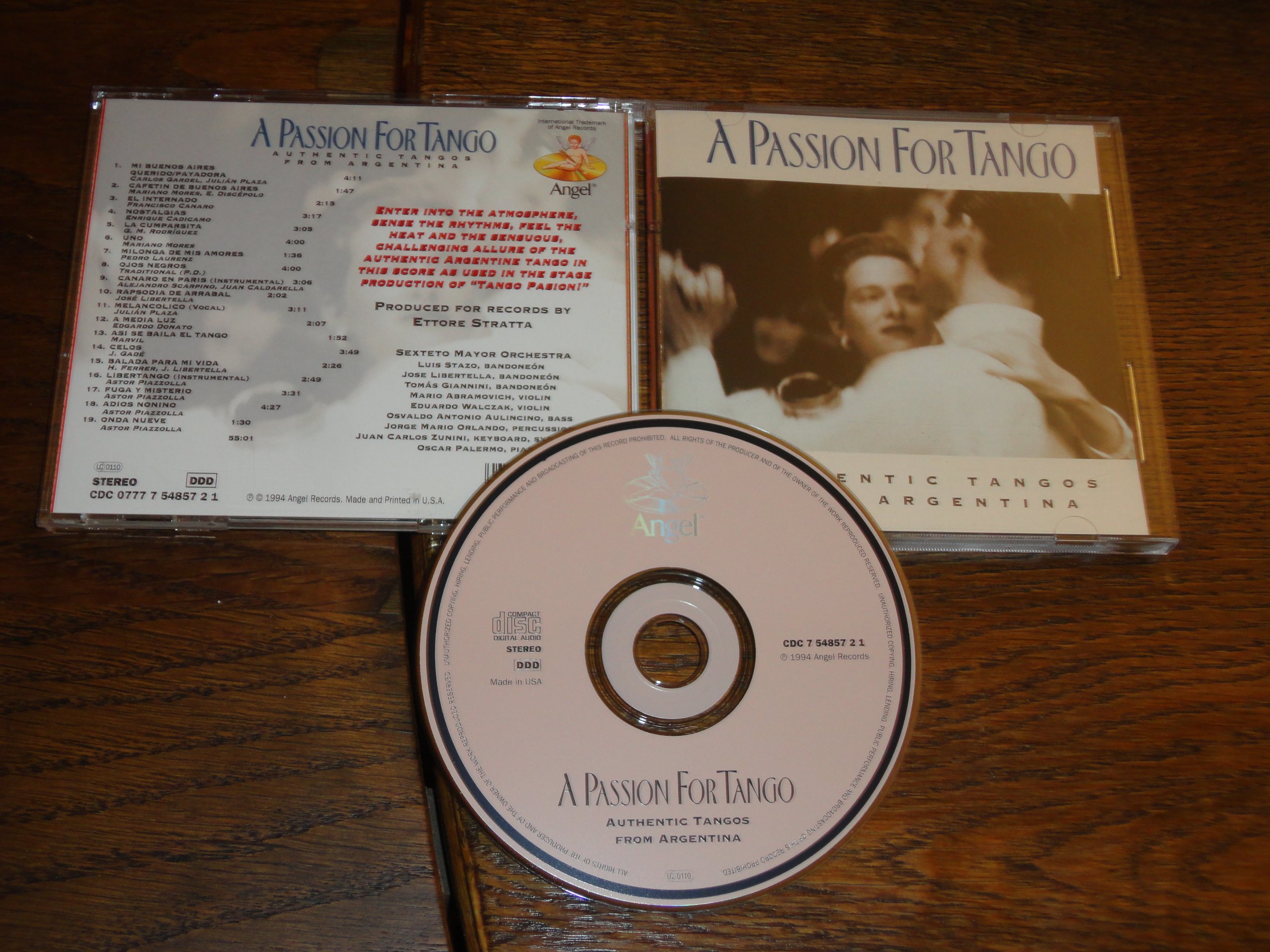 A Passion for Tango: Authentic Tangos From Argentina [Audio CD]