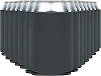 Vista 40 de Fundas para enfriadores de latas de cerveza en blanco (paquete de 30) Fundas suaves y aisladas para latas de cerveza - Compatibles con HTV, fundas