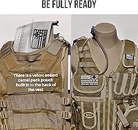 Vista 4 de Spec Ops Tool Gear Bolsa de hidratación a prueba de fugas de 2 litros, bolsa de agua militar, paquete de camello para senderismo, ciclismo