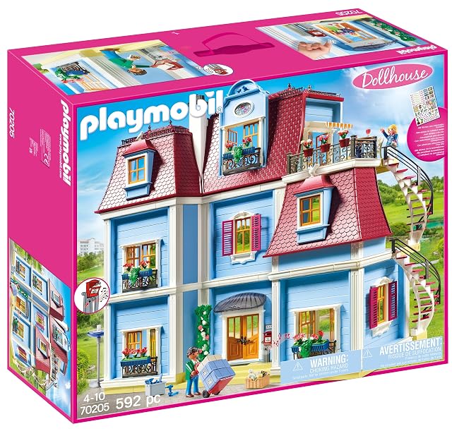 PLAYMOBIL Dollhouse 70205 Casa de Muñecas, con Timbre Real