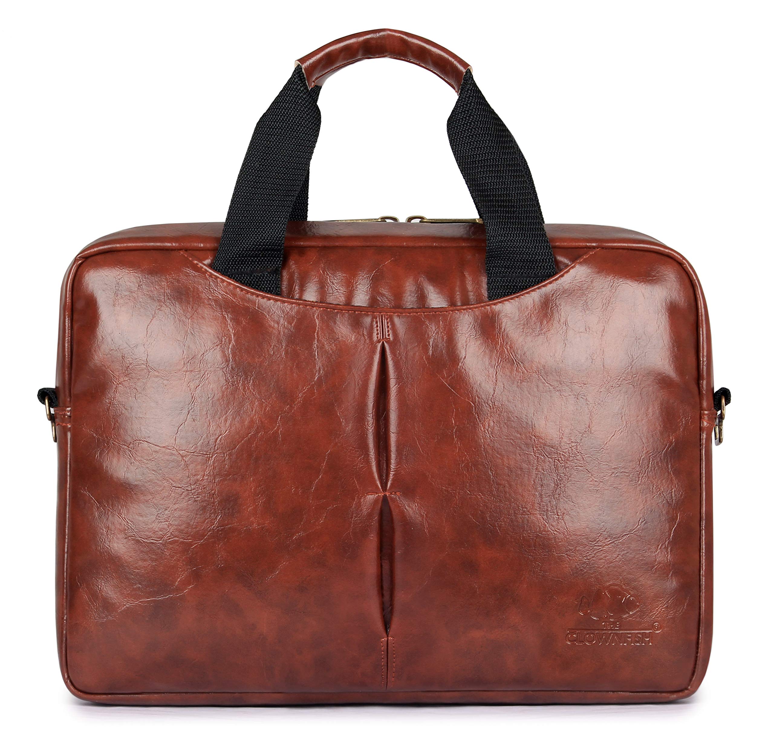 Buy 14" Softsided Vegan Leather Laptop Briefcase, Laptop Messenger Bag