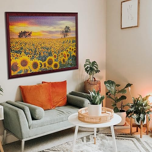 Miniatura 7 de MISITU Rompecabezas de 1000 piezas para adultos, rompecabezas desafiantes y difíciles, regalo de Navidad, cumpleaños, juguetes de jardín de