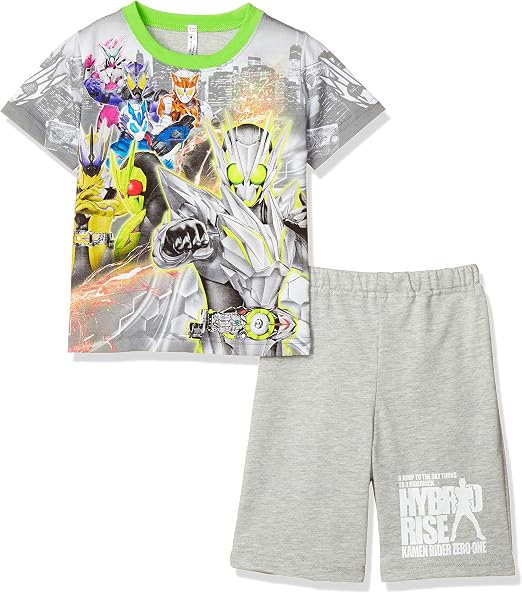 Amazon バンダイ パジャマ 仮面ライダーゼロワン勇気がでる光るパジャマdx ボーイズ 42568 グレー 日本 130 日本サイズ130 相当 パジャマ 通販