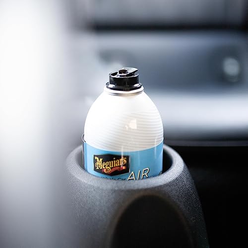 Vista 2 de Meguiar's Refrescante de aire para todo el automóvil, espray difusor de ambientador fácil de usar