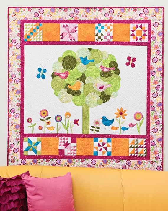 AccuQuilt GO! Crazy Petals Accurate Fabric Cutting Die with Multiple Flower Based Designs Shapes and Sizes for Quilt, Pillow, or Table Runner