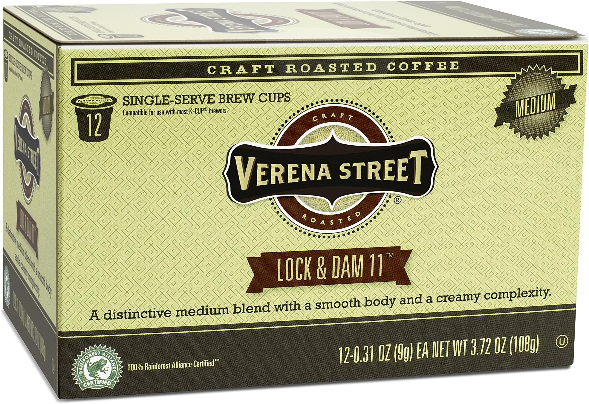 Verena Street Coffee Sngl Cup Lock & Da 12 Pk