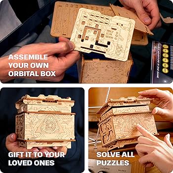 3Dプリント自作パズルボックス 3個セット 3Dプリント自作パズル