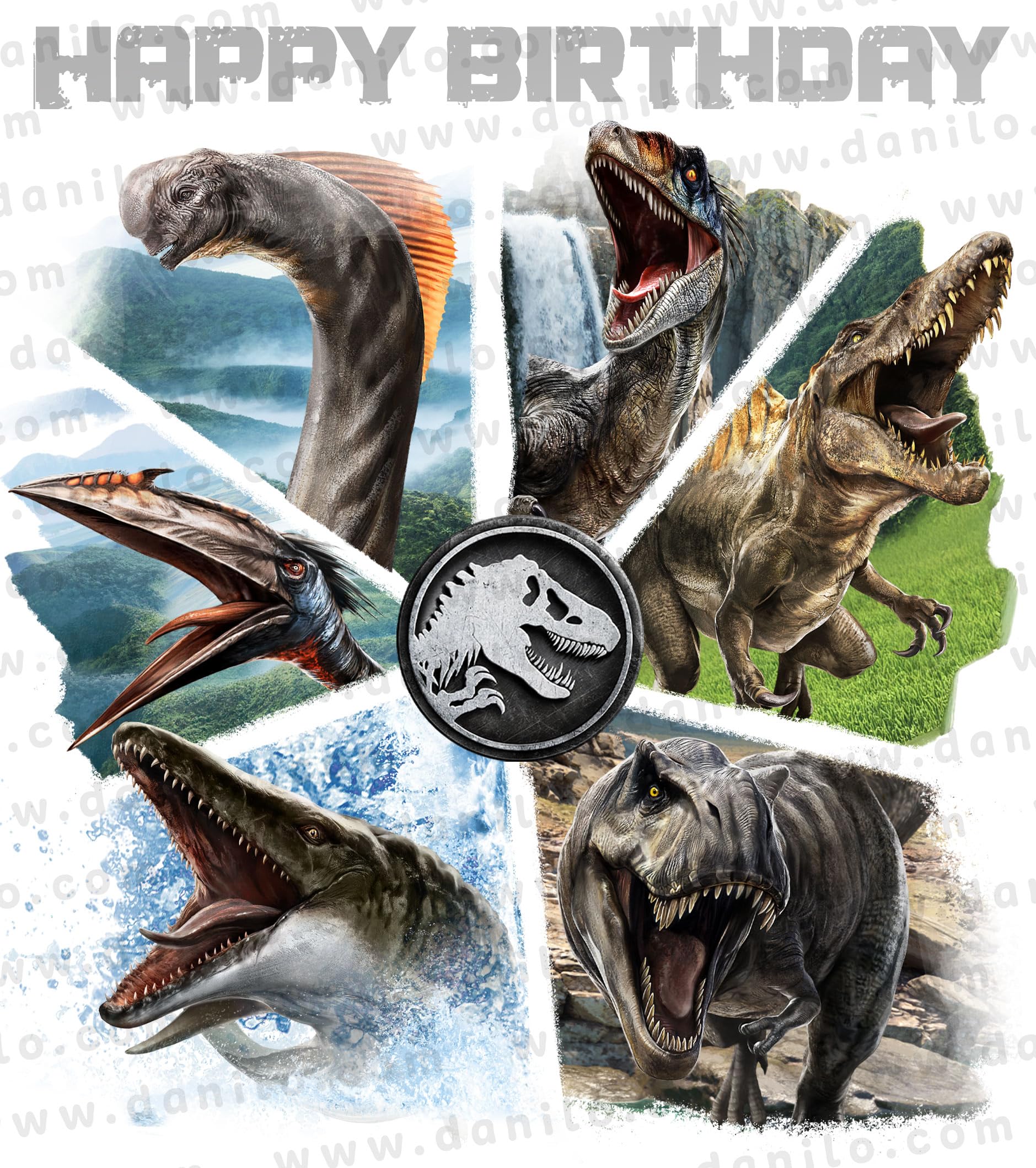 JURASSIC WORLD BIRTHDAY CARD DINOSAUR BIRTHDAY CARD