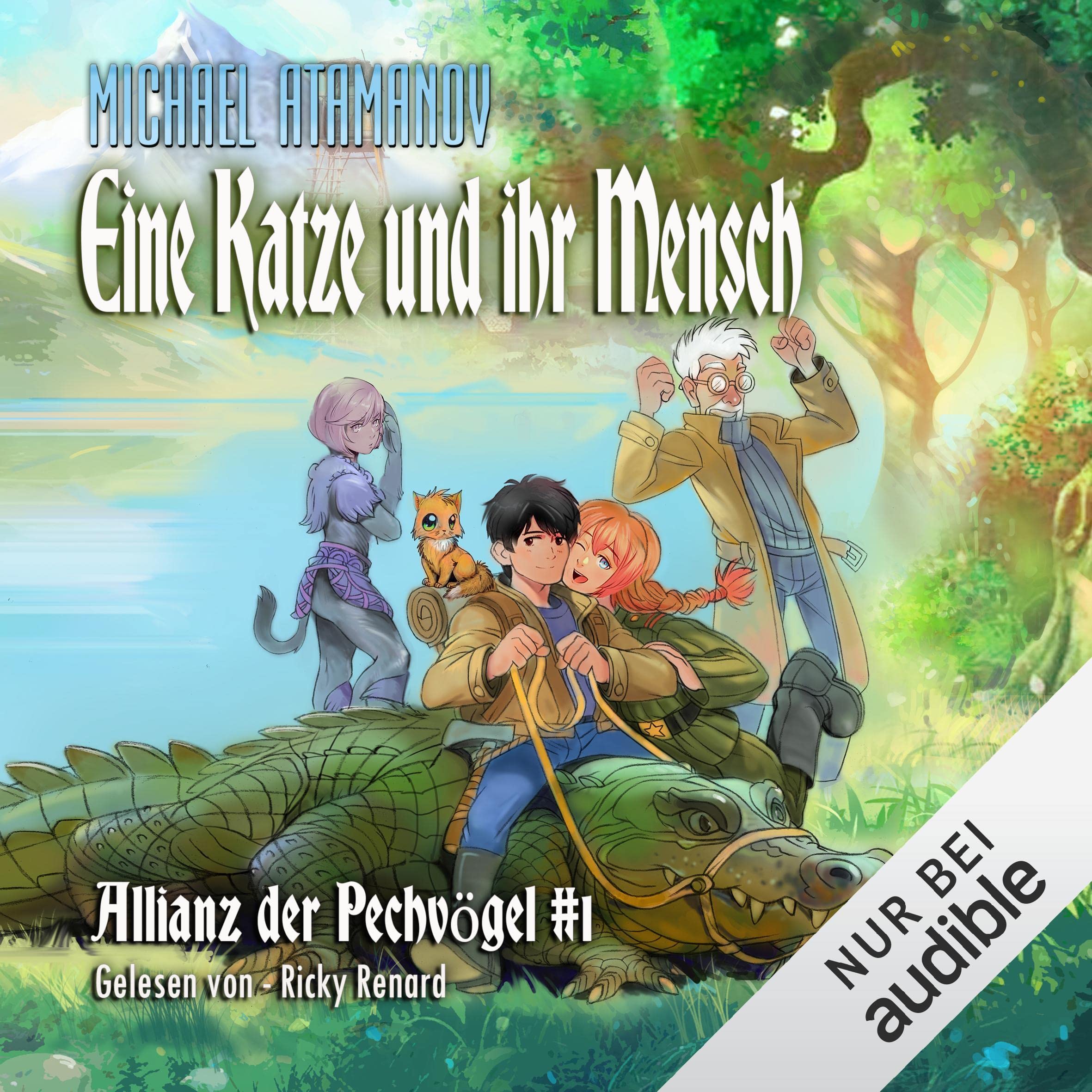 Cover art for Eine Katze und ihr Mensch. LitRPG-Serie