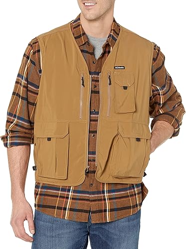 Columbia Chaleco utilitario Silver Ridge para hombre