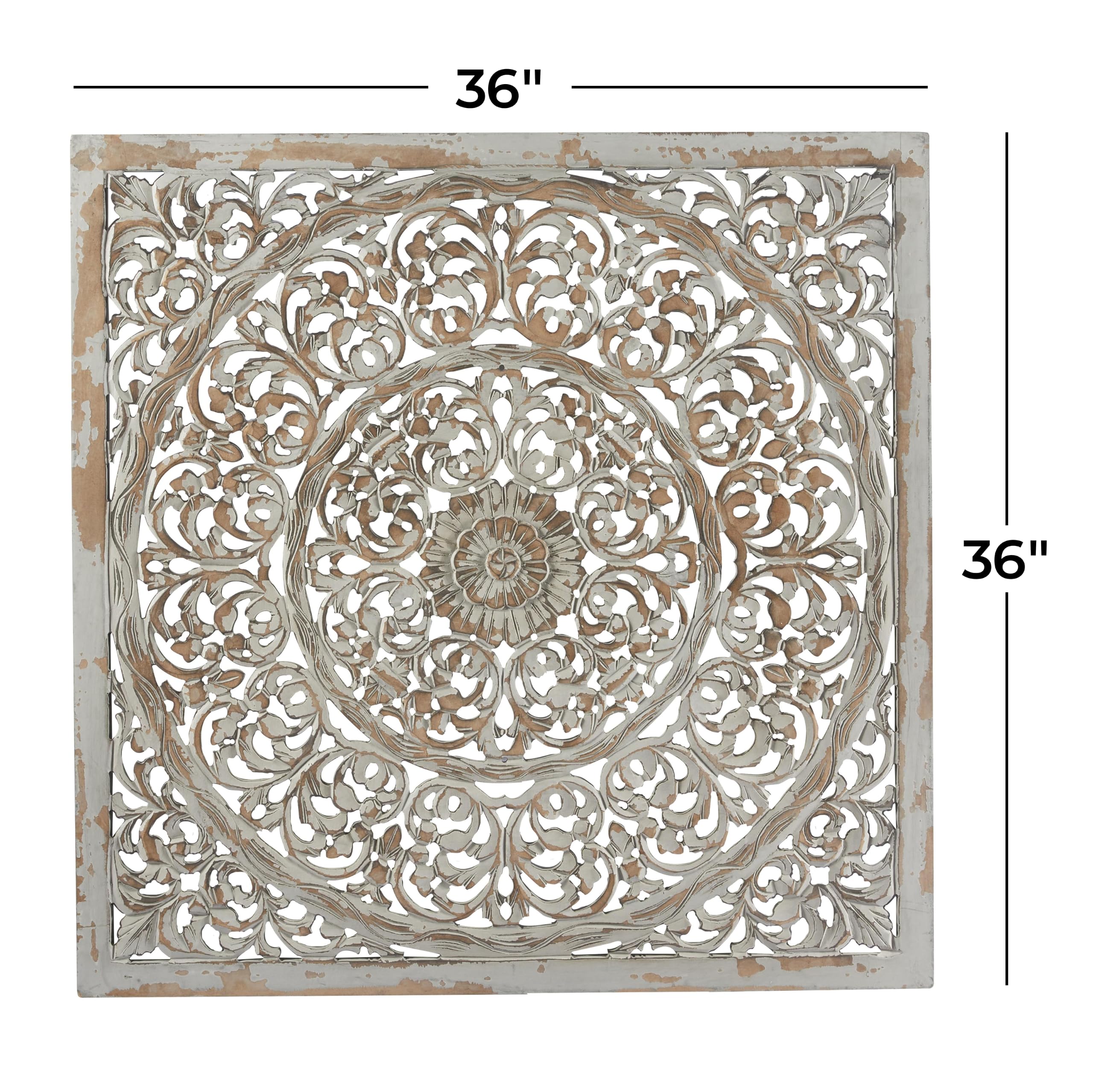 Deco 79 Decoración de pared, marrón, Large | Muestra carteles ordenadamente, caballete grande con 3 niveles ajustables, soporte para carteles, hierro, soporte de cadena