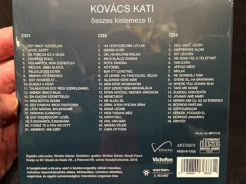 Miniatura 2 de Kovács Kati Összes Kislemeze II., 3 CD