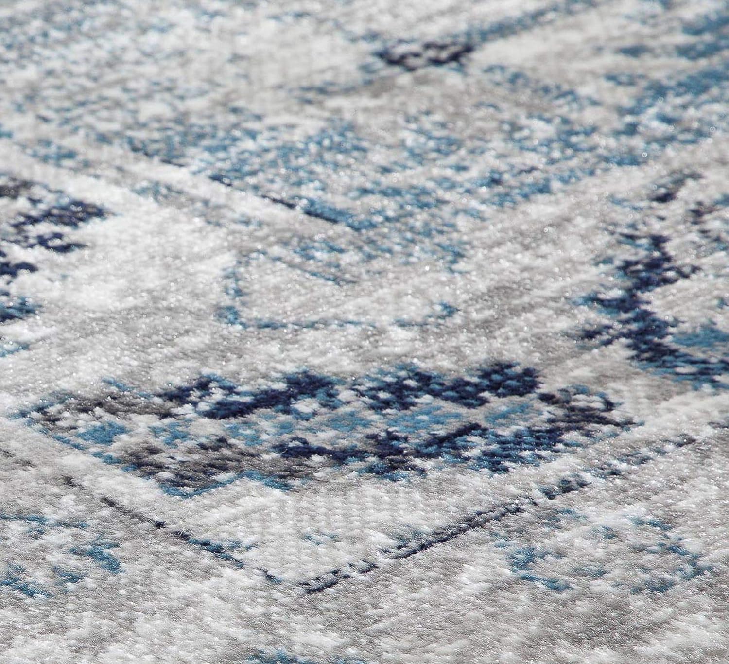 Rugs America FY10B Misty Smoke Farmhouse Vintage Area Rug 2'6" x 8'