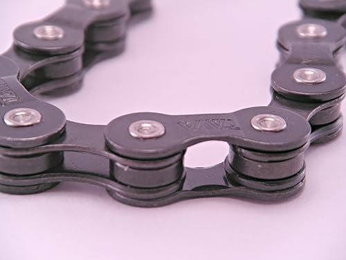 Vista 4 de Reacción en cadena reciclada negra bicicleta cadena pulsera punk kitsch geek