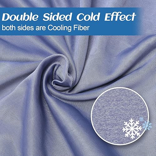 Miniatura 5 de Tametra - Manta refrescante para durmientes calurosos, mantas de verano de tamaño individual con efecto frío de doble cara para cama, ligera y