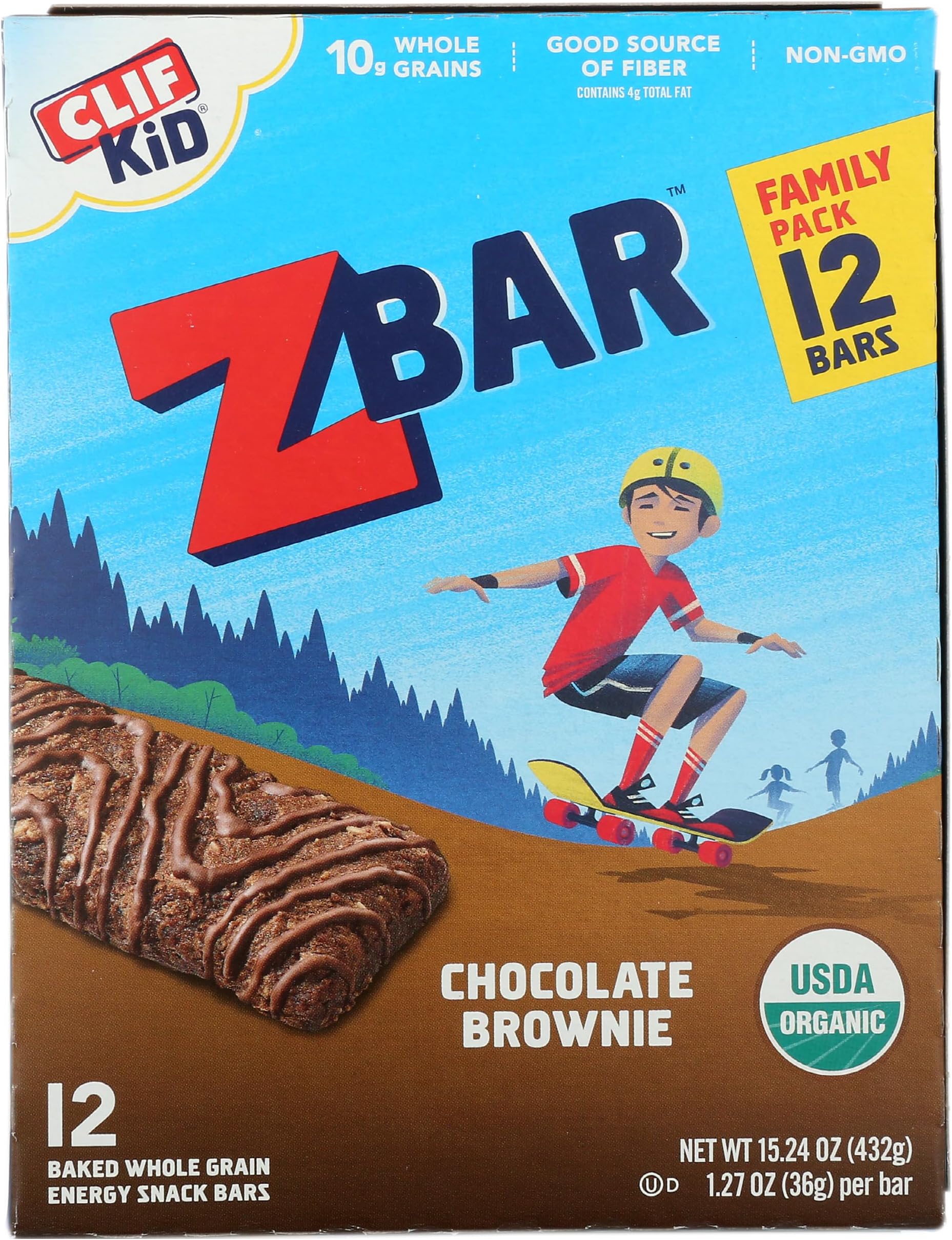 Clif Bar - Organic Chocolate Brownie - Case of 12 - 2.4 oz main image 1
