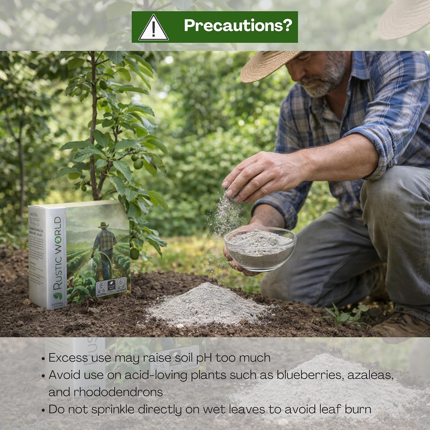 Natural Wood Ash Fertilizer for Plants – Organic Soil Amendment for Garden Lawn Compost Indoor Outdoor Plants Potassium Rich Plant Nutrients