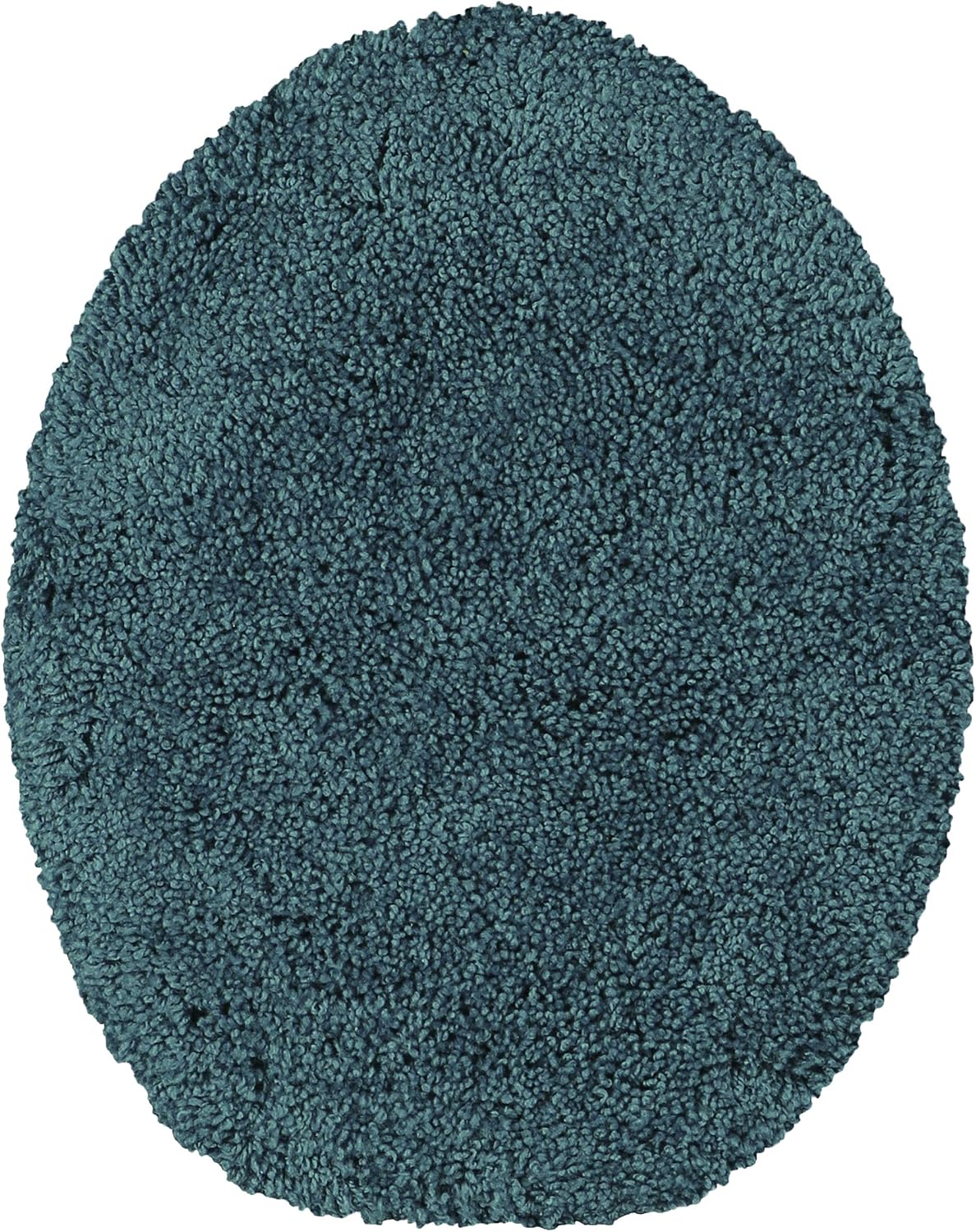 Maples Rugs Softec Non Slip Washable & Quick Dry Elongated Toilet Seat Lid Cover [Made in USA], Teal