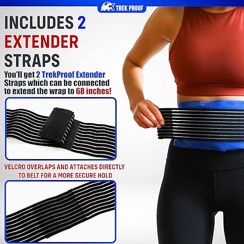 Miniatura 3 de Paquete de hielo (juego de 3 piezas)  Envoltura de gel reutilizable para terapia de frío y calor que ayuda a la recuperación de lesiones, alivia el