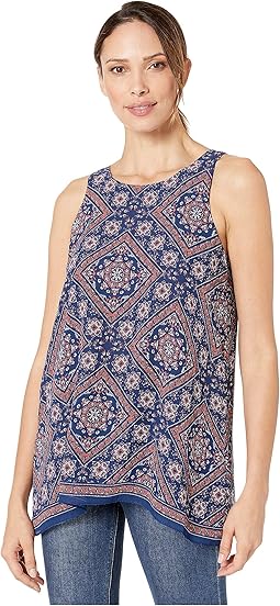 Indigo/Orange Flora Flame