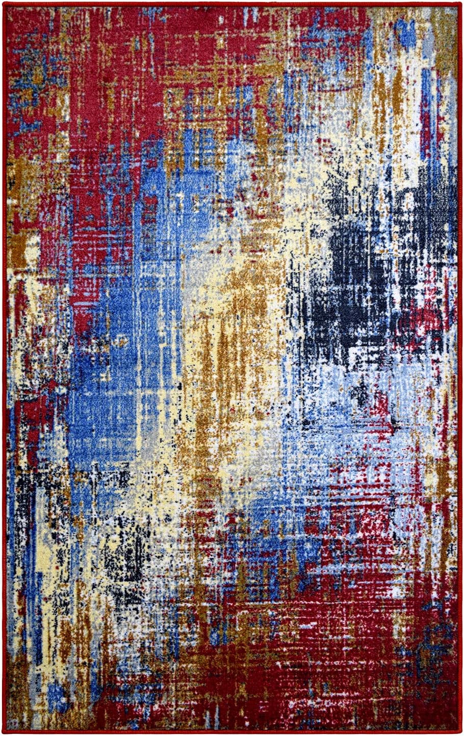 Digitally Printed, Low Maintenance, Affordable and Fashionable, Non-Slip Arona Washable Area Rug, 2'6'x8'