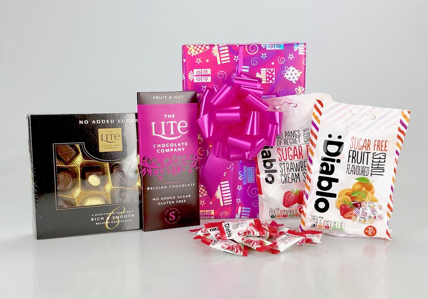 Luxury Diabetic Hamper Gift Box A Selection of The Finest No Added