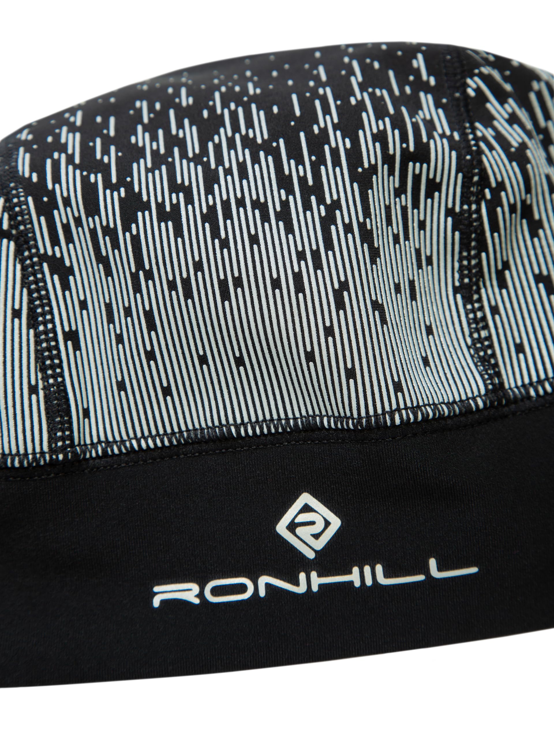 RONHILL Bieganie, Reflect Beanie, Czarna/Reflect, O/S