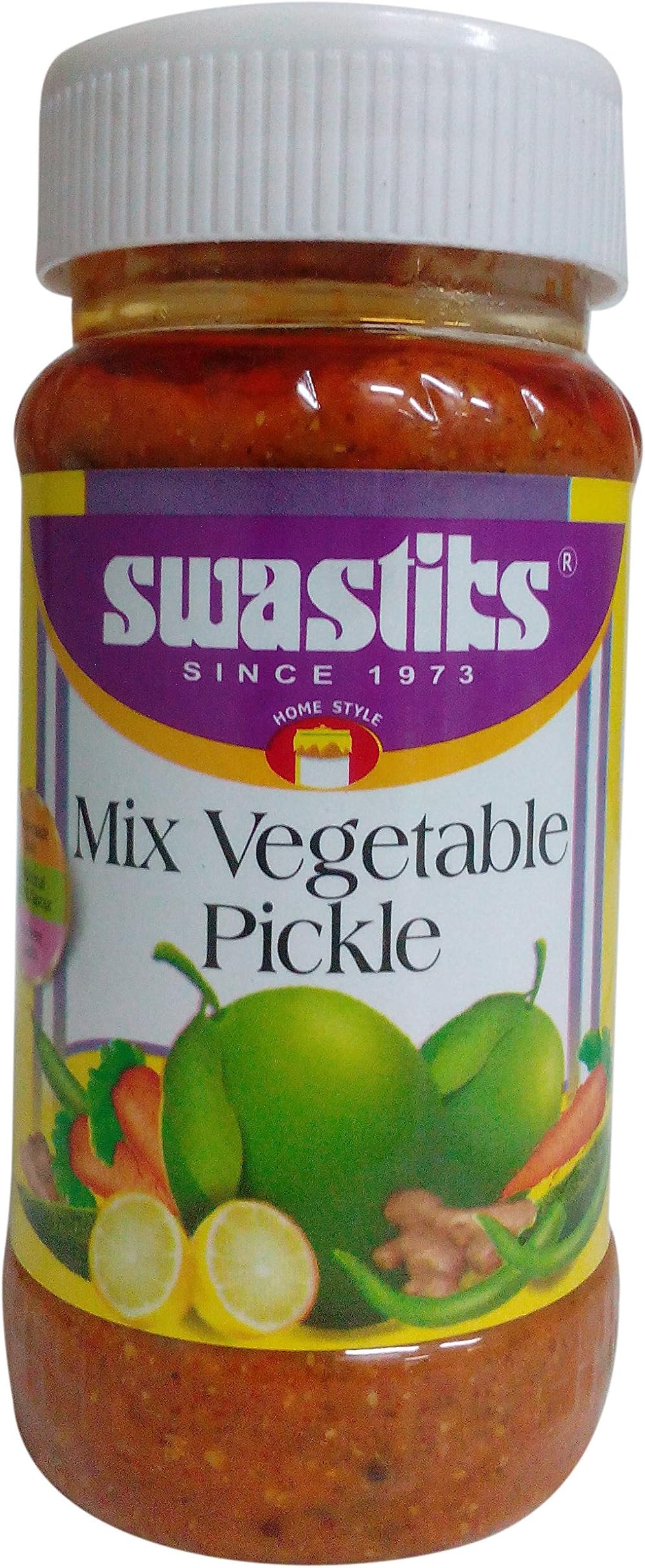 Swastiks Pickle - Mixed Vegetable Pickle, 300g | Home Made Style Pickle