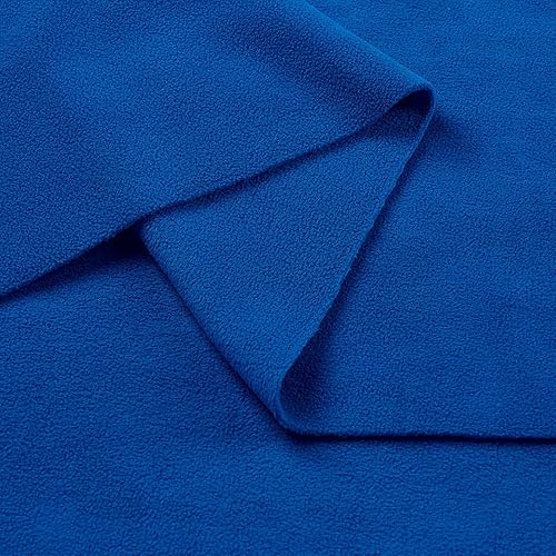 Yurdon Polar Fleece Fabric by The Yard Double-Napped for No