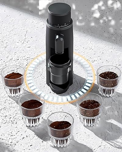 Miniatura 10 de STARSEEKER EDGE - Molinillo de café eléctrico automático de aluminio para prensa francesa, café por goteo y expreso, ajuste de finura extraíble,