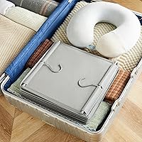 Vista 8 de MAX Houser Organizador colgante de armario de 6 niveles, estante colgante de armario con 2 ganchos resistentes para almacenamiento, paquete de 2