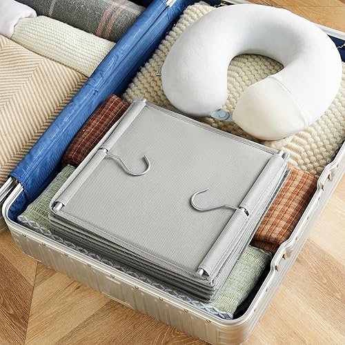 Miniatura 7 de MAX Houser Organizador colgante de armario de 6 niveles, estante colgante de armario con 2 ganchos resistentes para almacenamiento, paquete de 2,