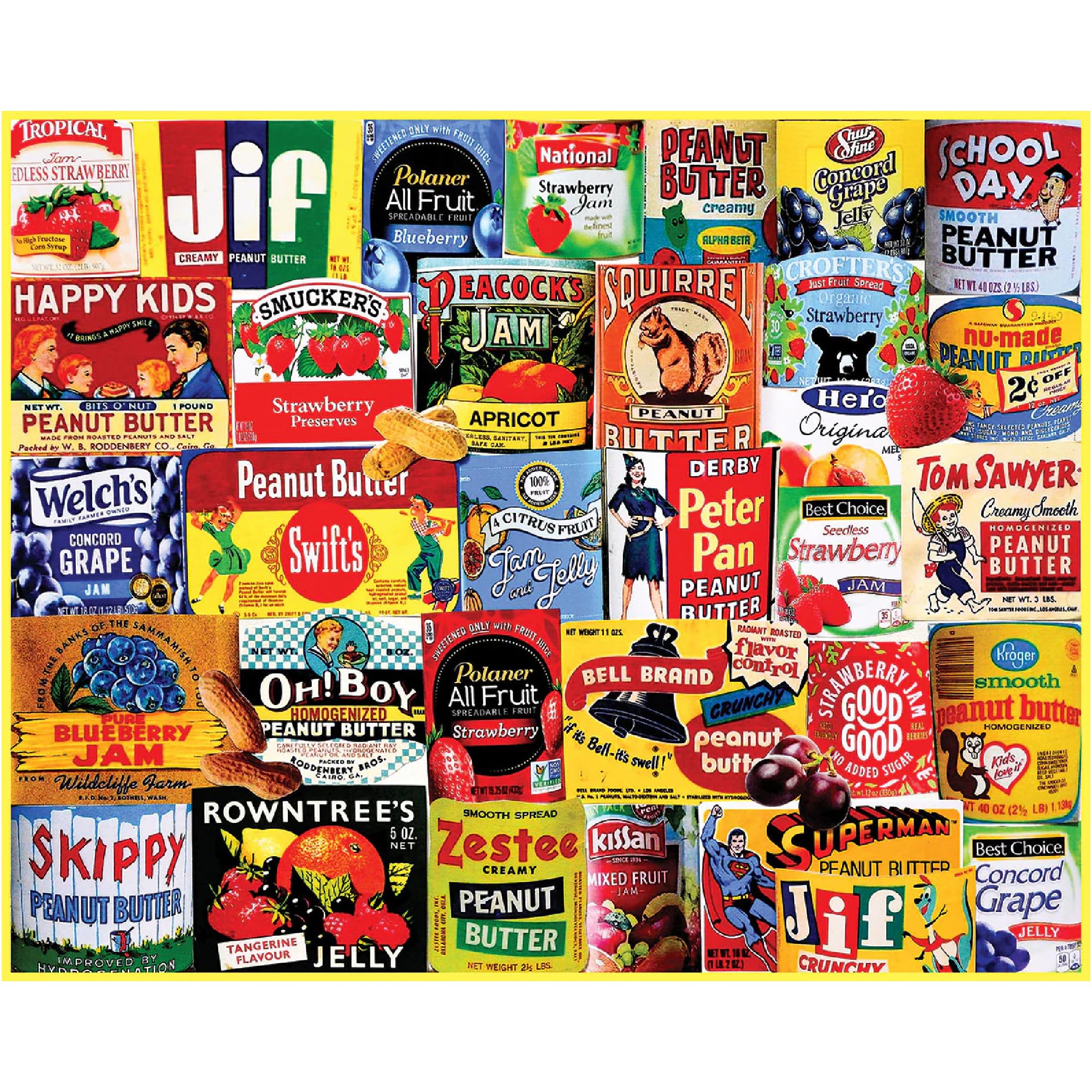 White Mountain Puzzles 1000 Pezzi – Mixed Nuts, Puzzle A Tema Frutta Secca - 3