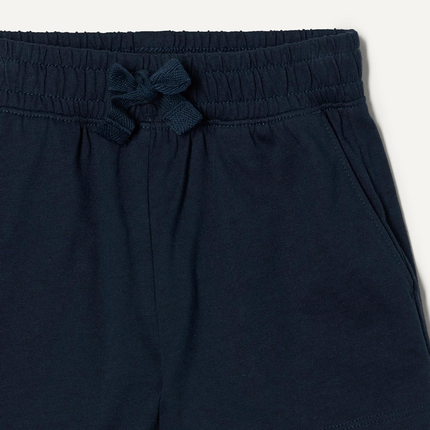 Amazon Essentials Girls and Toddlers' Cotton Pull-On Shorts, Breathable, Stretchy with Drawstring