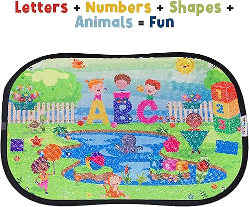 Miniatura 5 de Juguete sensorial de pared con lentejuelas reversibles, versión de descubrimiento de aprendizaje, tamaño gigante, 40 x 27 pulgadas