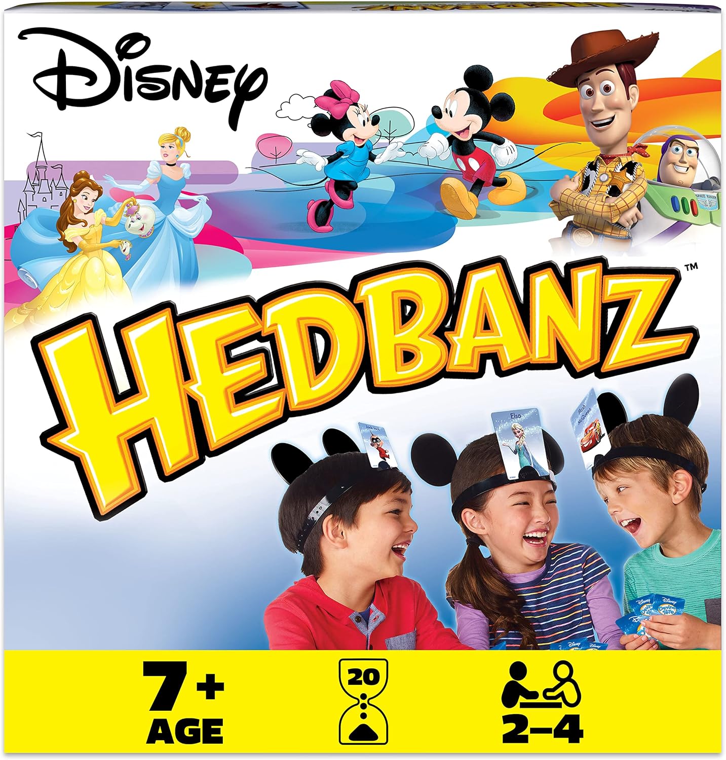 Disney Hedbanz, 2nd Edition Picture-Guessing Family Board Game, for Adults and Kids Ages 7 and up (Styles May Vary)