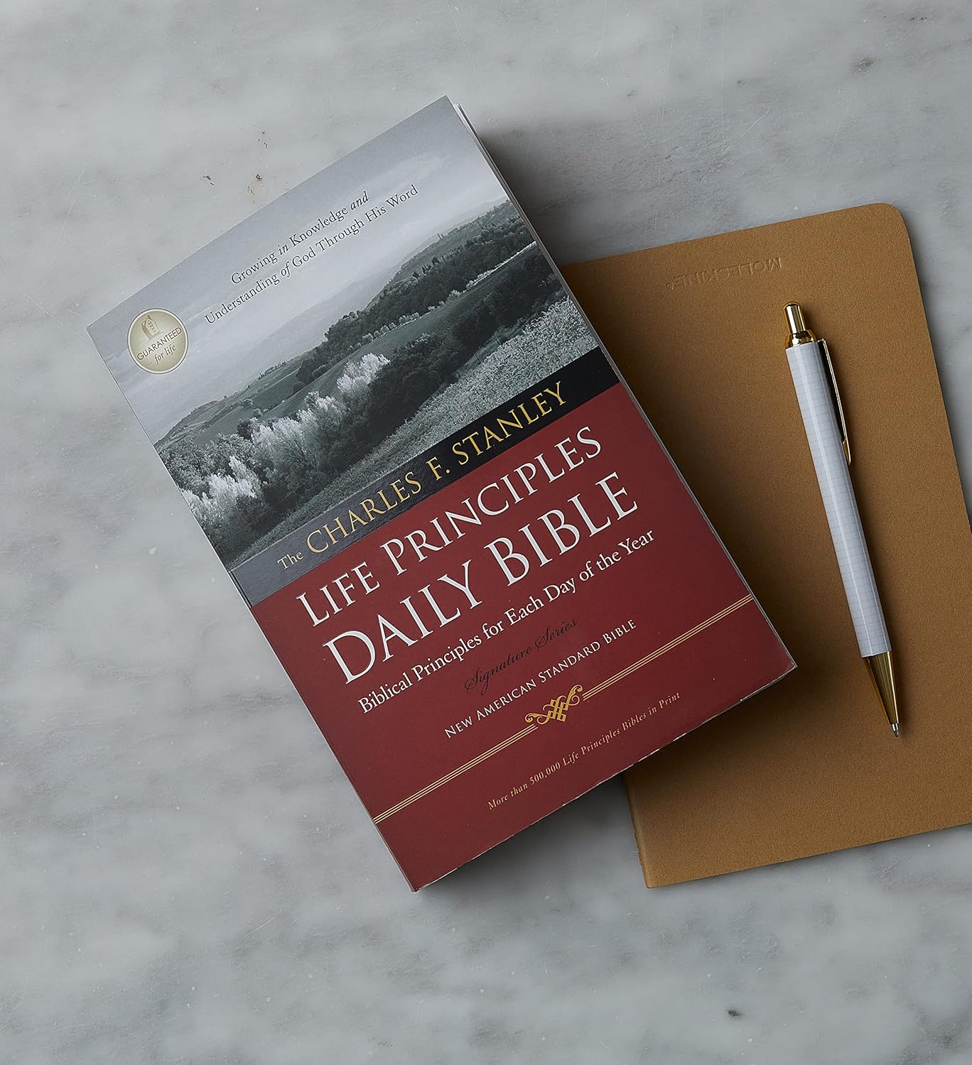 NASB, The Charles F. Stanley Life Principles Daily Bible, Paperback, 1995 Text: Holy Bible, New American Standard Bible