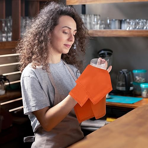 Miniatura 6 de Utopia Home Paquete de 24 servilletas de tela de 18 x 18 pulgadas, servilletas de cena 100% poliéster con bordes dobladillos, servilletas lavables